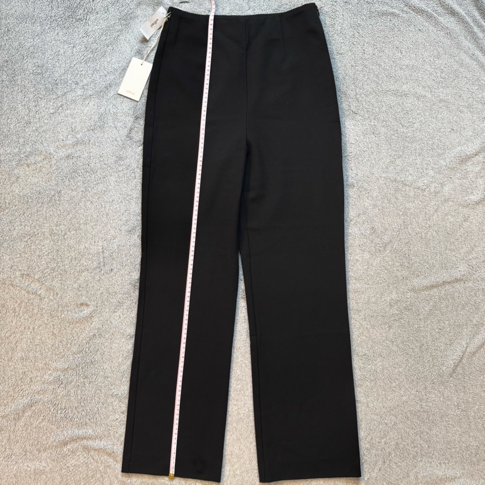 NWT Wilfred Porto Pant - Black High-Waisted Straight Leg Trouser - Size 6 - Picture 11 of 13